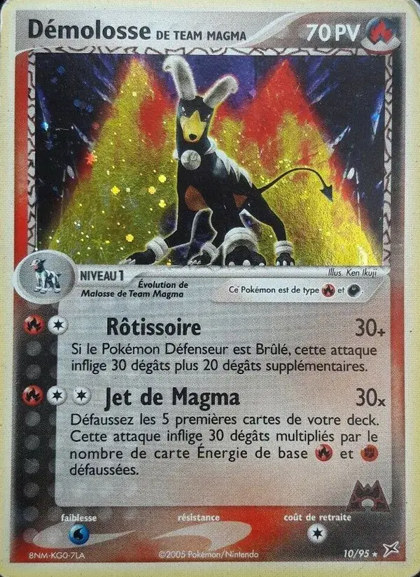 Démolosse de Team Magma - 10/97 - EX Team Magma vs Team Aqua