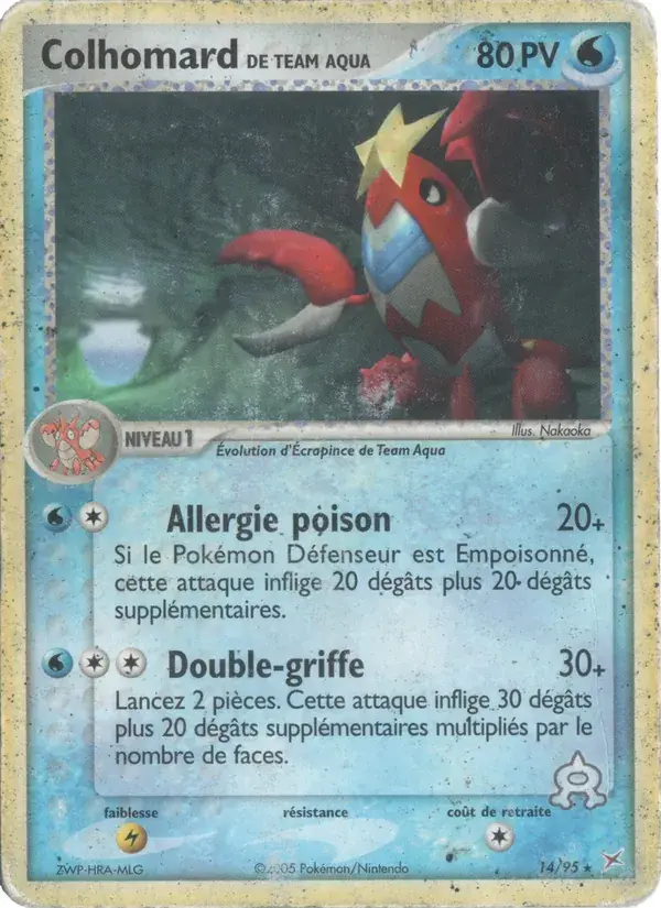 Colhomard de Team Aqua - 14/97 - EX Team Magma vs Team Aqua
