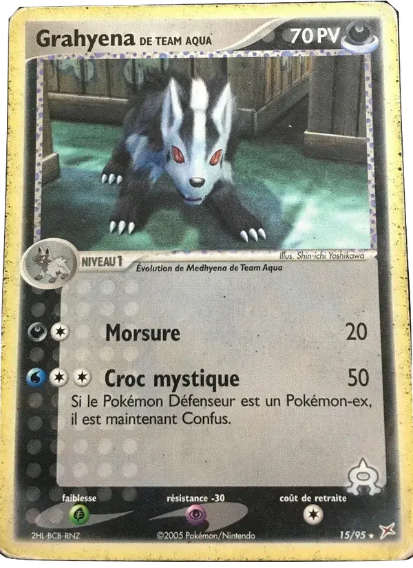 Grahyena de Team Aqua - 15/97 - EX Team Magma vs Team Aqua