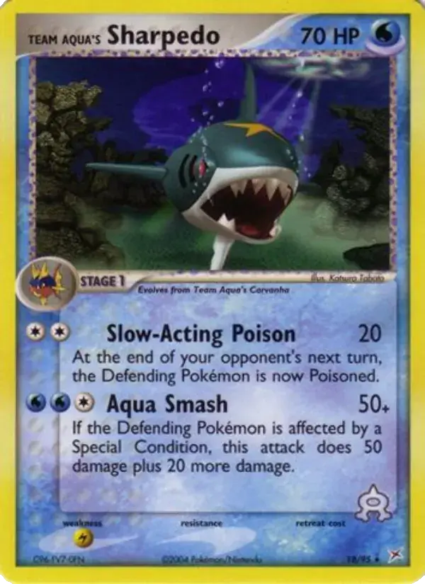 Sharpedo de Team Aqua - 18/97 - EX Team Magma vs Team Aqua