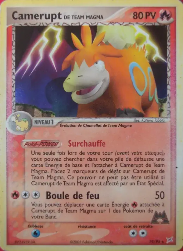 Camerupt de Team Magma - 19/97 - EX Team Magma vs Team Aqua