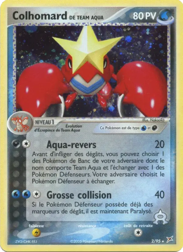 Colhomard de Team Aqua - 2/97 - EX Team Magma vs Team Aqua