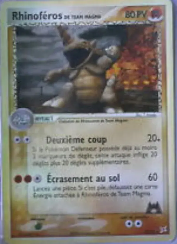 Rhinoféros de Team Magma - 22/97 - EX Team Magma vs Team Aqua