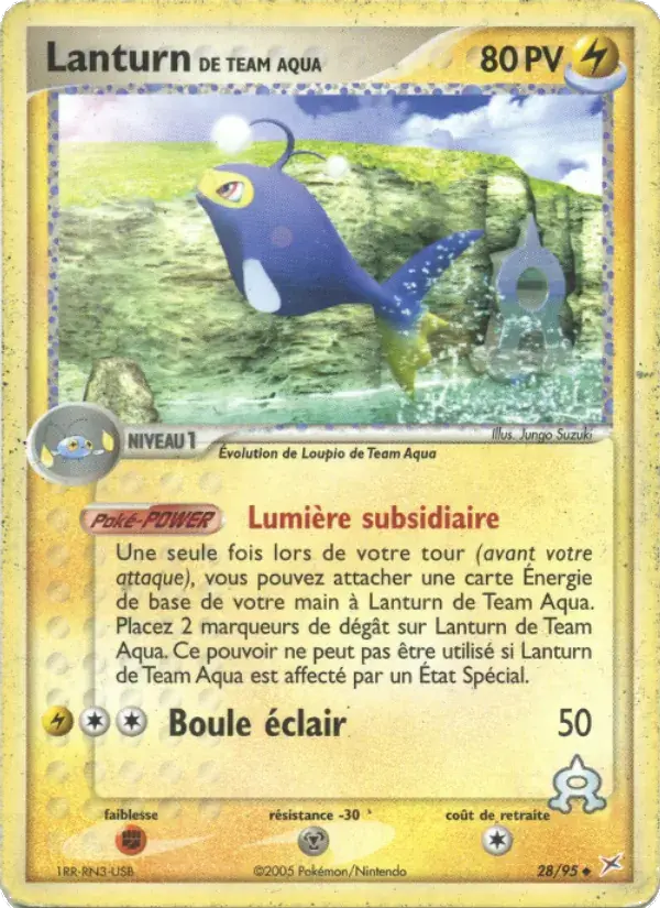 Lanturn de Team Aqua - 28/97 - EX Team Magma vs Team Aqua