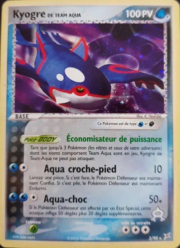 Kyogre de Team Aqua - 3/97 - EX Team Magma vs Team Aqua