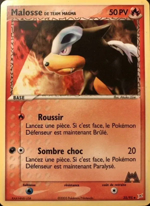 Malosse de Team Magma - 35/97 - EX Team Magma vs Team Aqua