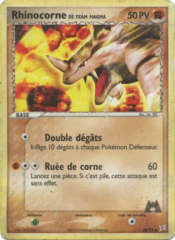 Rhinocorne de Team Magma - 38/97 - EX Team Magma vs Team Aqua