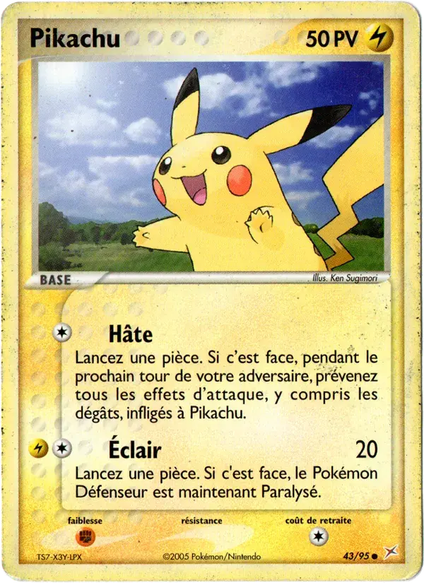 Pikachu - 43/97 - EX Team Magma vs Team Aqua