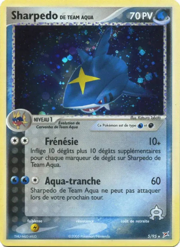 Sharpedo de Team Aqua - 5/97 - EX Team Magma vs Team Aqua