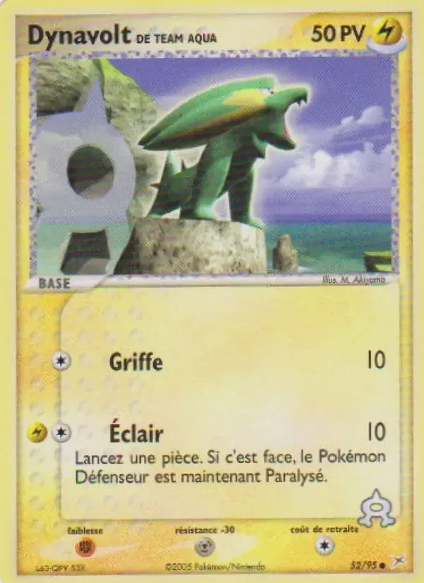 Dynavolt de Team Aqua - 52/97 - EX Team Magma vs Team Aqua