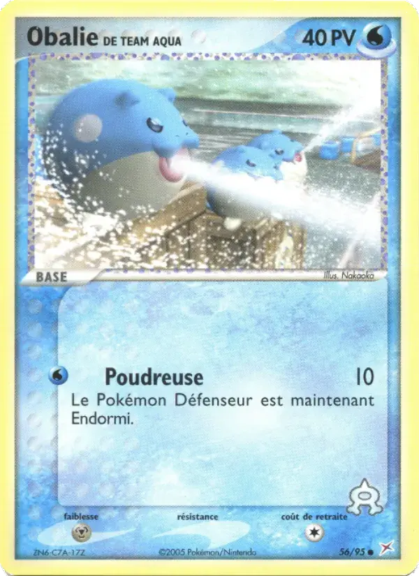 Obalie de Team Aqua - 56/97 - EX Team Magma vs Team Aqua