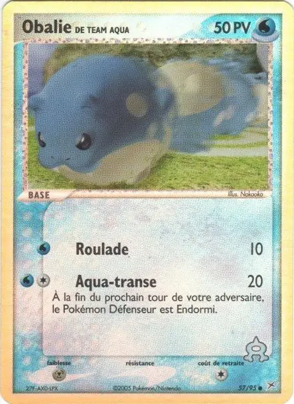 Obalie de Team Aqua - 57/97 - EX Team Magma vs Team Aqua