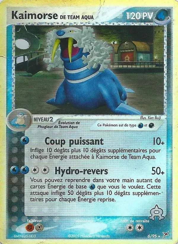 Kaimorse de Team Aqua - 6/97 - EX Team Magma vs Team Aqua