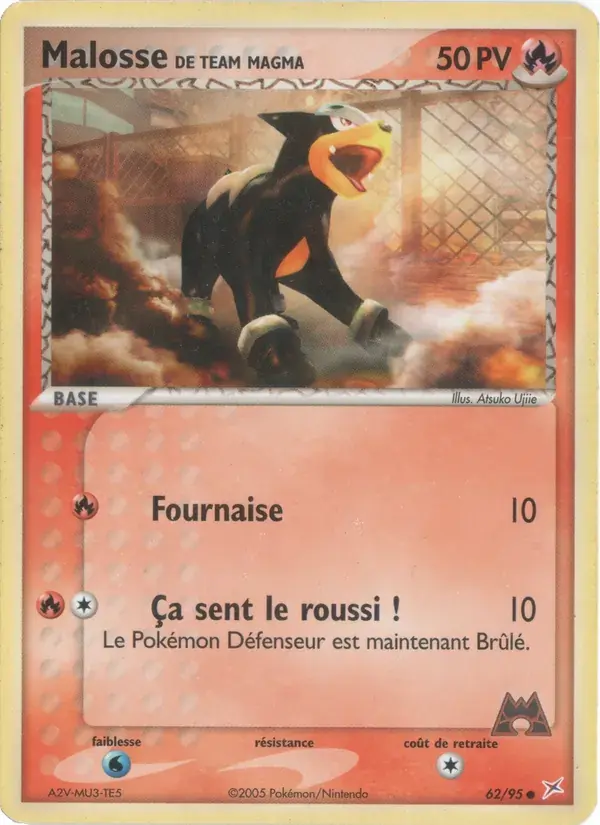 Malosse de Team Magma - 62/97 - EX Team Magma vs Team Aqua