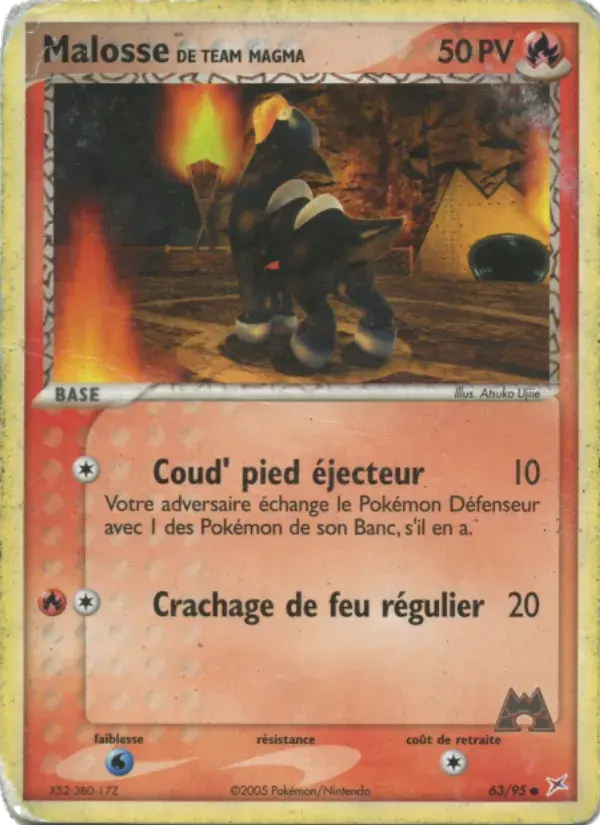 Malosse de Team Magma - 63/97 - EX Team Magma vs Team Aqua