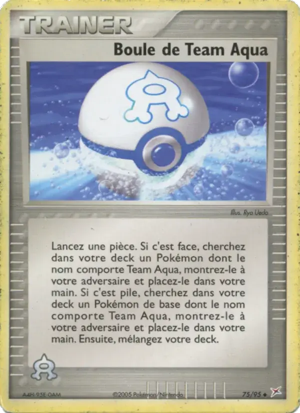 Boule de Team Aqua - 75/97 - EX Team Magma vs Team Aqua