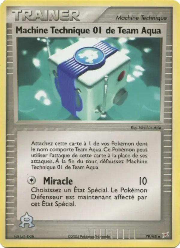 Machine Technique 01 de Team Aqua - 79/97 - EX Team Magma vs Team Aqua