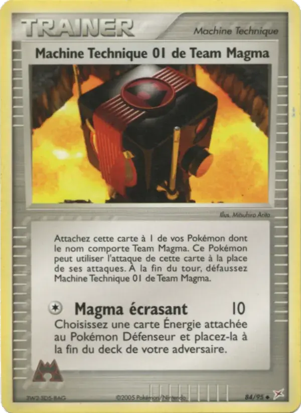Machine Technique 01 de Team Magma - 84/97 - EX Team Magma vs Team Aqua