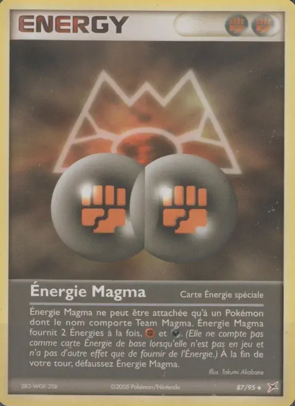 Énergie Magma - 87/97 - EX Team Magma vs Team Aqua