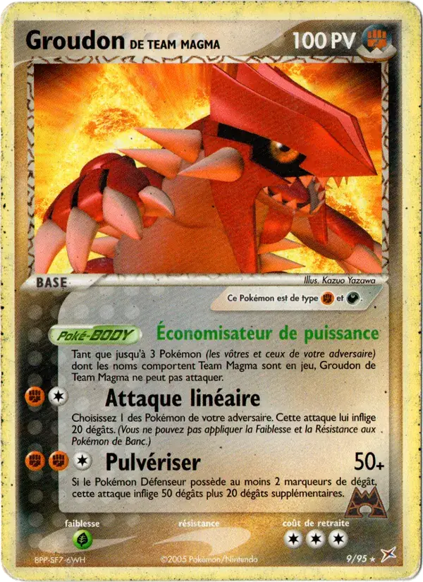Groudon de Team Magma - 9/97 - EX Team Magma vs Team Aqua