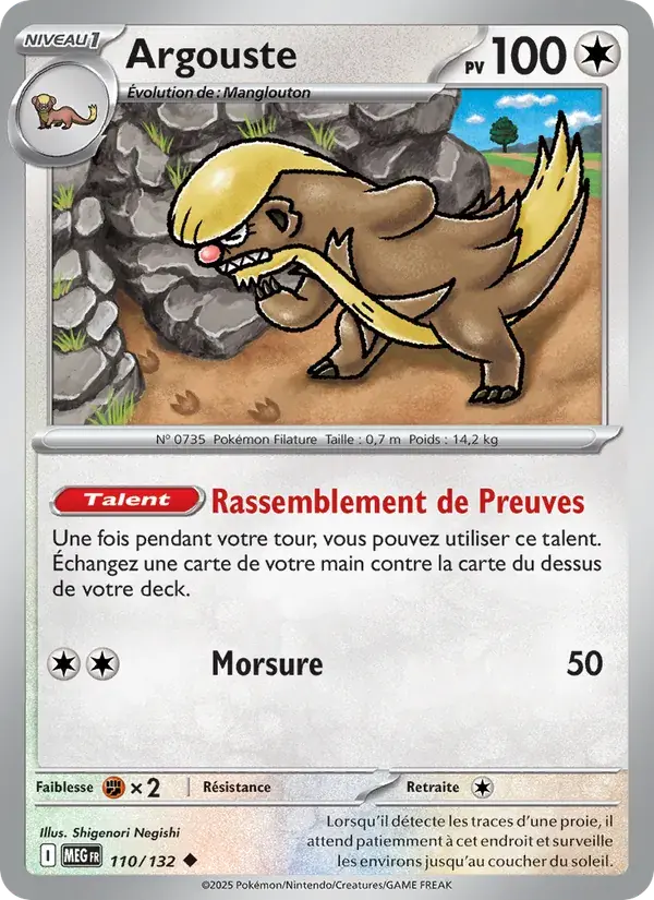 Argouste - 110/188 - Méga-Évolution