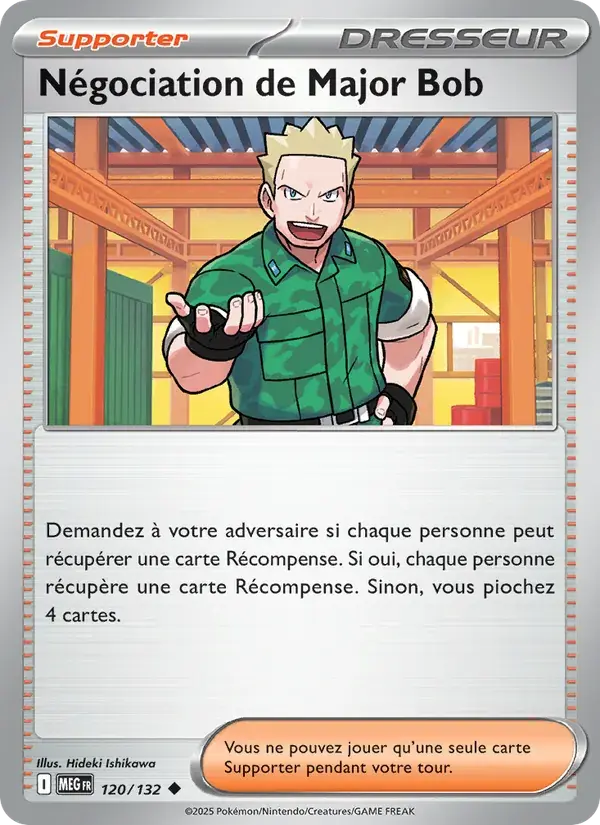 Négociation de Major Bob - 120/188 - Méga-Évolution