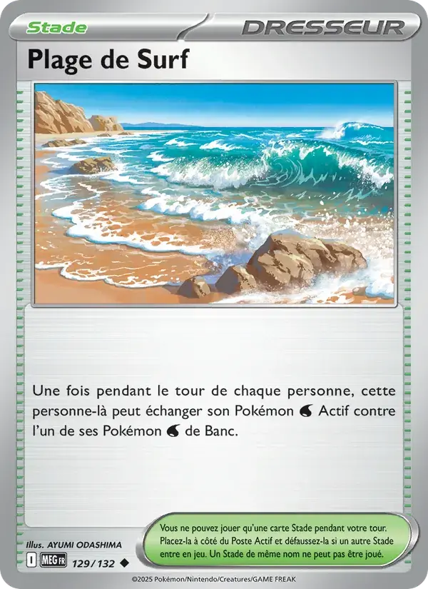 Plage de Surf - 129/188 - Méga-Évolution