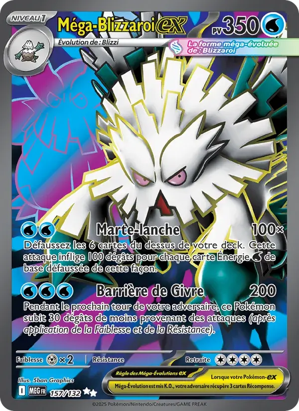 Méga-Blizzaroi-ex - 157/188 - Méga-Évolution