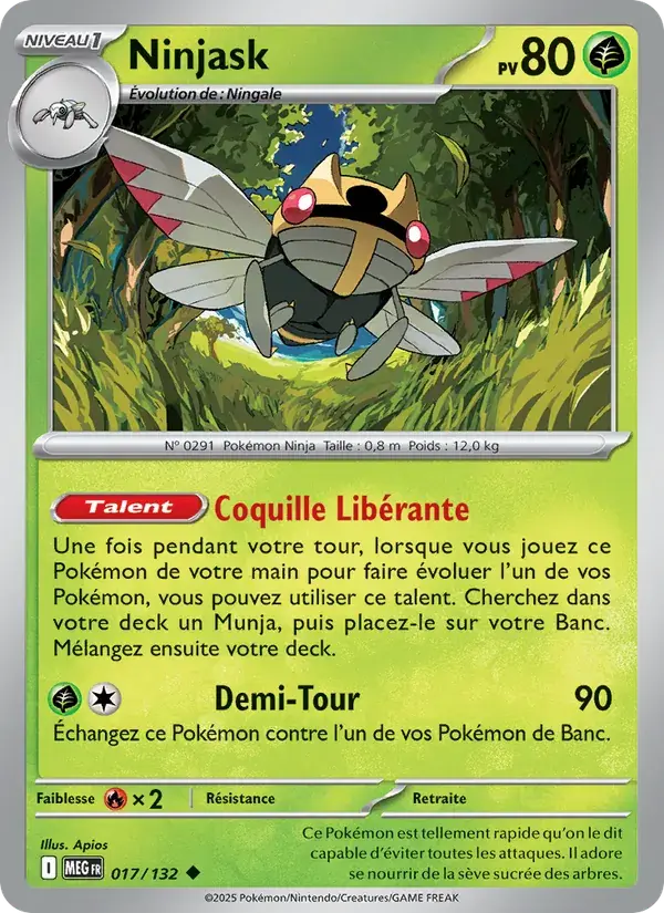 Ninjask - 017/188 - Méga-Évolution