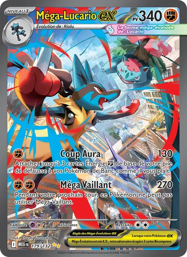 Méga-Lucario-ex - 179/188 - Méga-Évolution