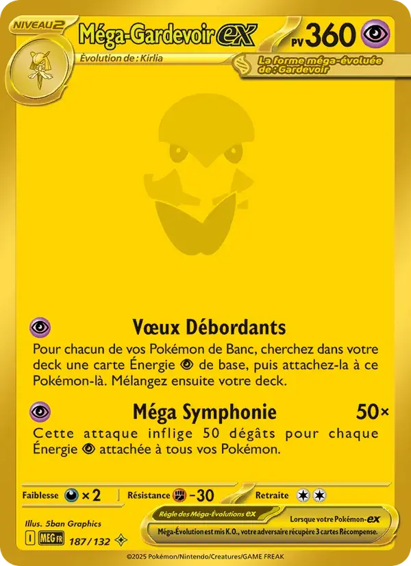 Méga-Gardevoir-ex - 187/188 - Méga-Évolution