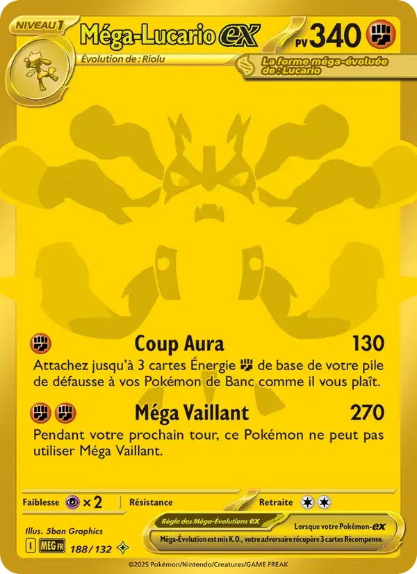 Méga-Lucario-ex - 188/188 - Méga-Évolution