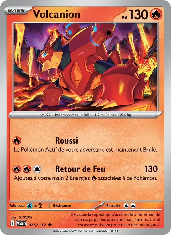 Volcanion - 025/188 - Méga-Évolution