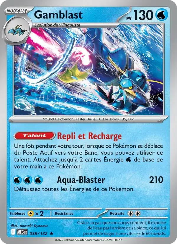 Gamblast - 038/188 - Méga-Évolution