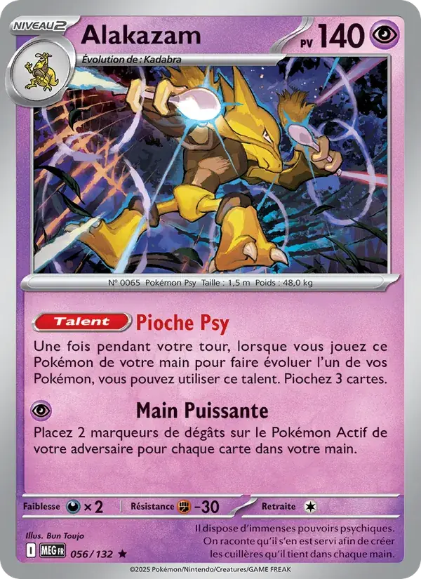 Alakazam - 056/188 - Méga-Évolution
