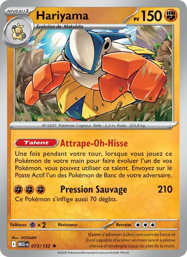 Hariyama - 073/188 - Méga-Évolution