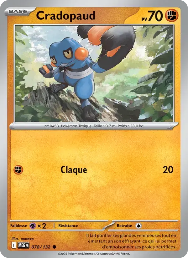 Cradopaud - 078/188 - Méga-Évolution