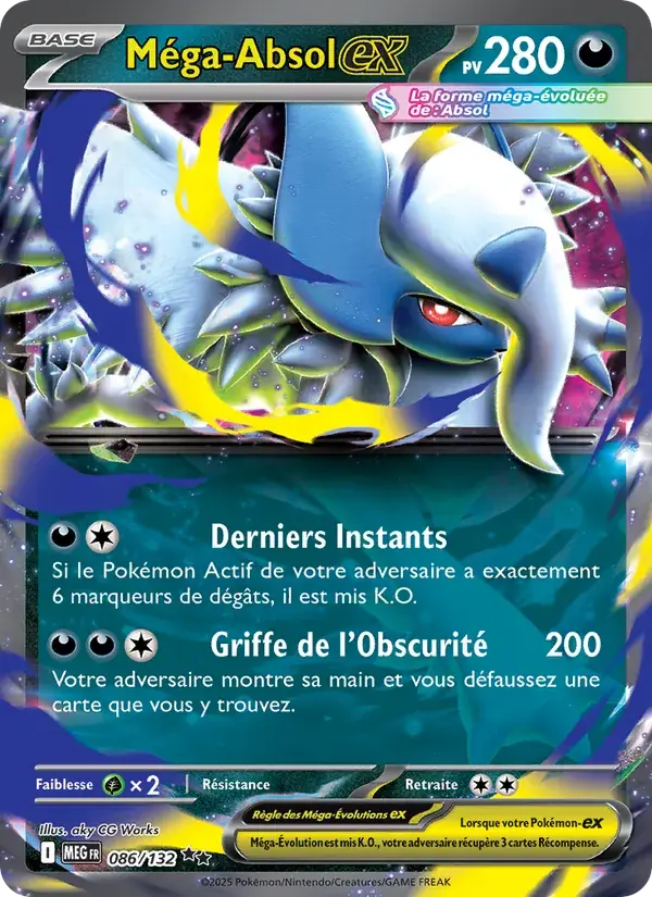 Méga-Absol-ex - 086/188 - Méga-Évolution