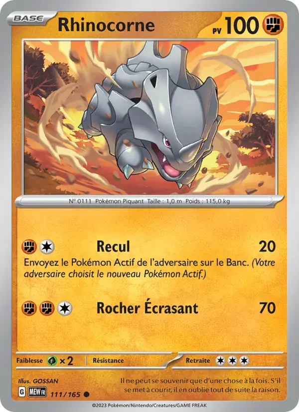 Rhinocorne - 111/207 - 151