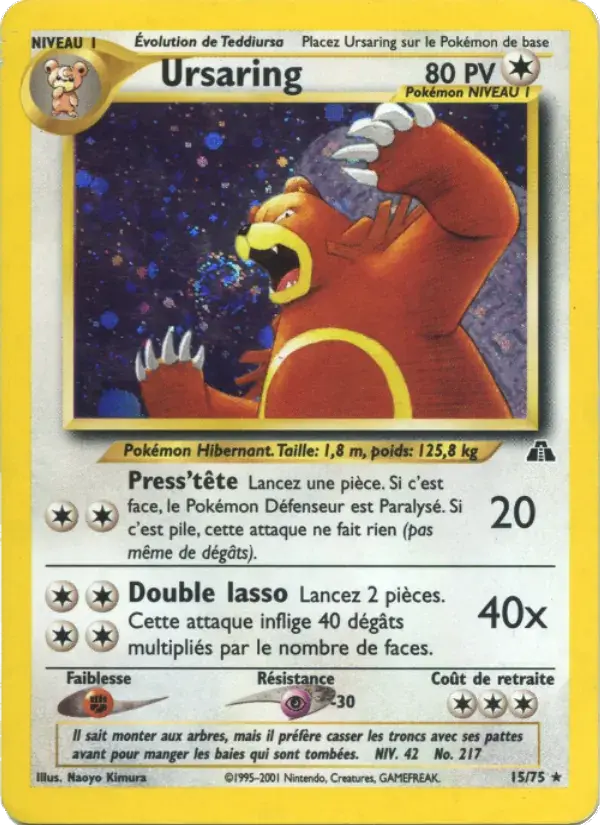 Ursaring - 15/75 - Neo Discovery