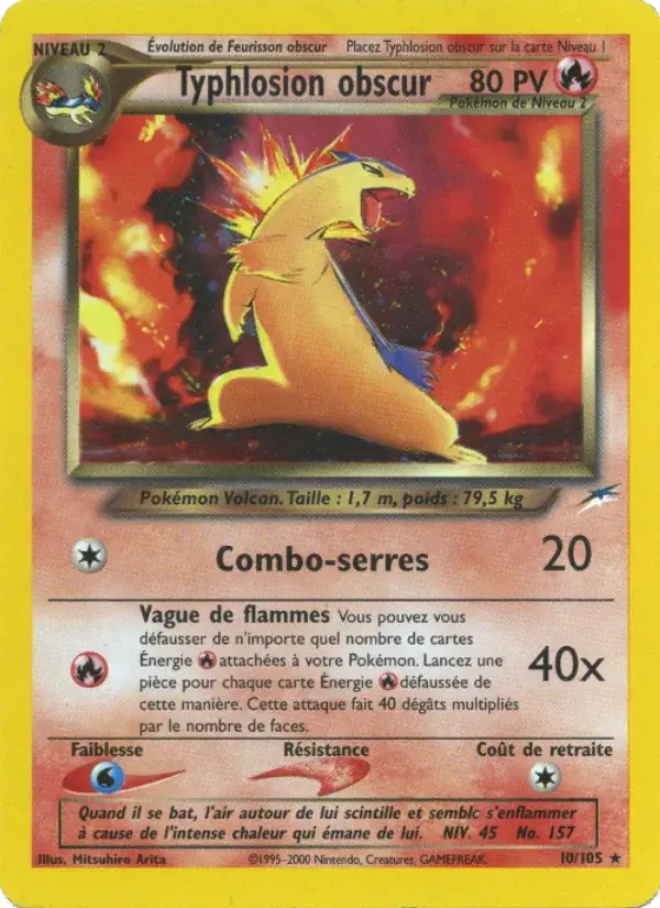 Typhlosion obscur - 10/113 - Neo Destiny