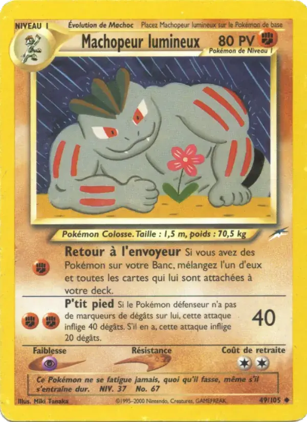 Machopeur lumineux - 49/113 - Neo Destiny