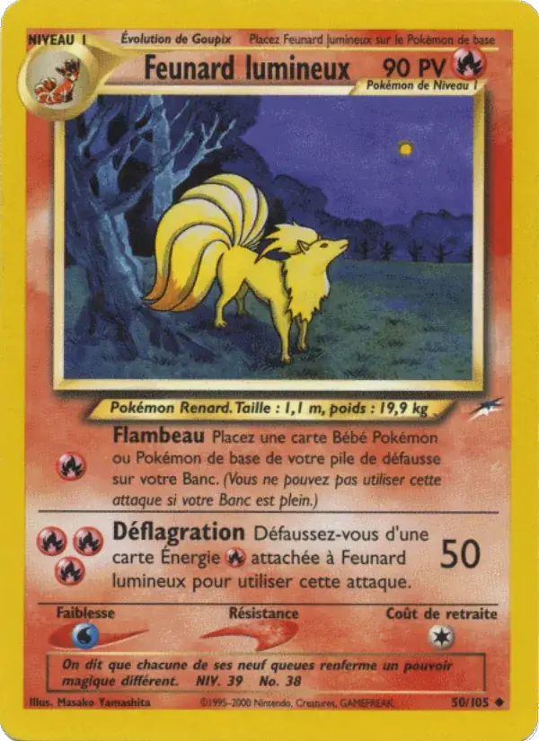 Feunard lumineux - 50/113 - Neo Destiny