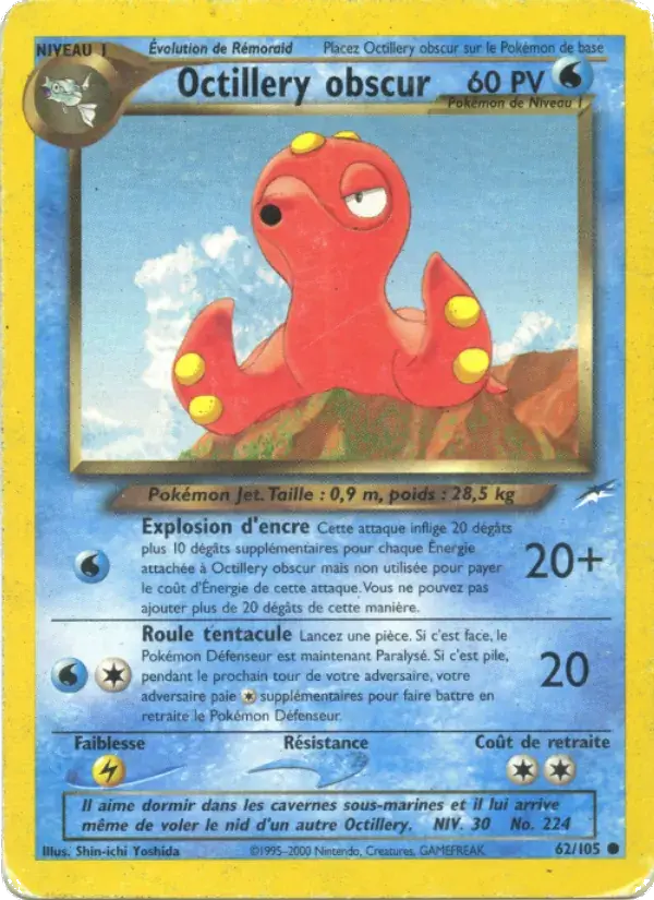 Octillery obscur - 62/113 - Neo Destiny