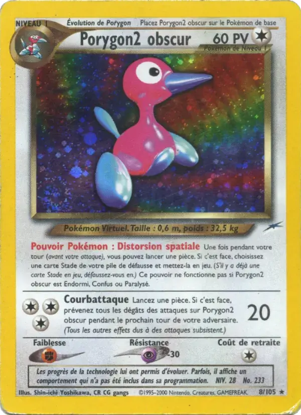Porygon2 obscur - 8/113 - Neo Destiny