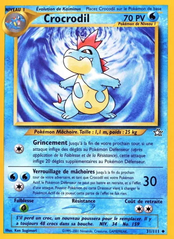 Crocrodil - 31/111 - Neo Genesis