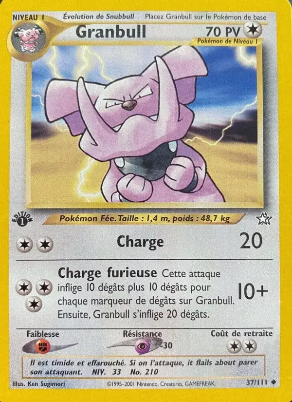 Granbull - 37/111 - Neo Genesis