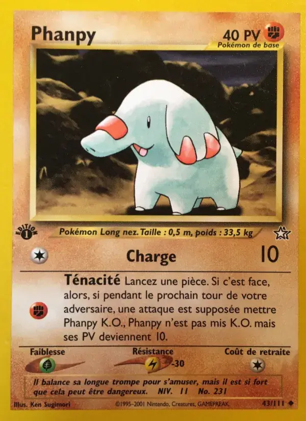 Phanpy - 43/111 - Neo Genesis