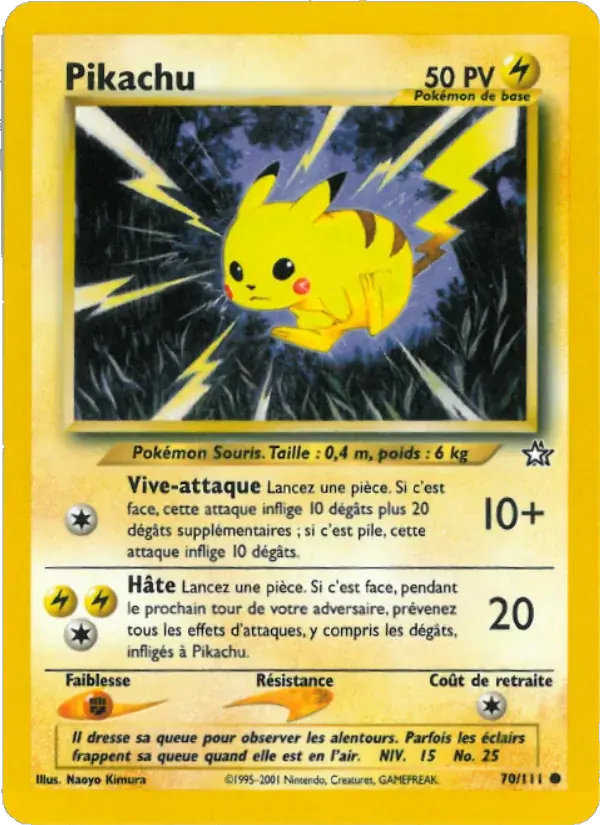 Pikachu - 70/111 - Neo Genesis