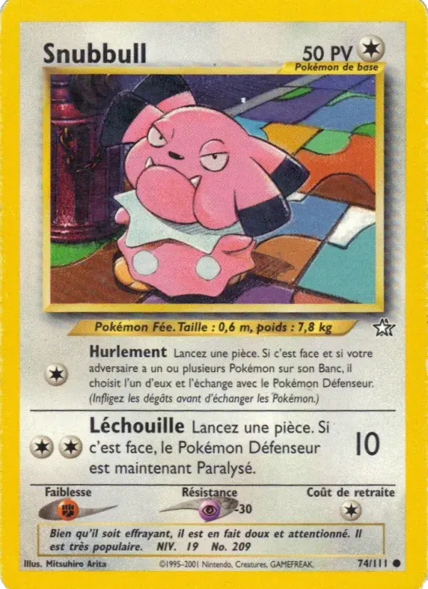 Snubbull - 74/111 - Neo Genesis